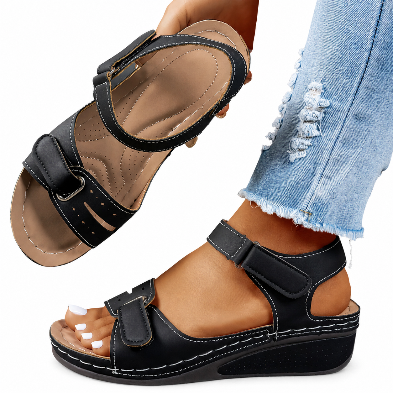 JULIETTE | SANDALIAS ORTOPÉDICAS CÓMODAS
