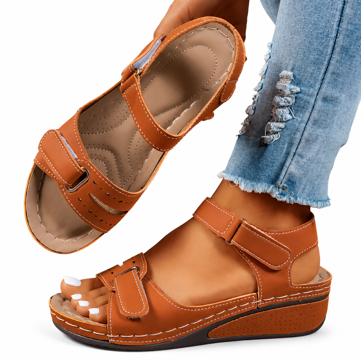 JULIETTE | SANDALIAS ORTOPÉDICAS CÓMODAS