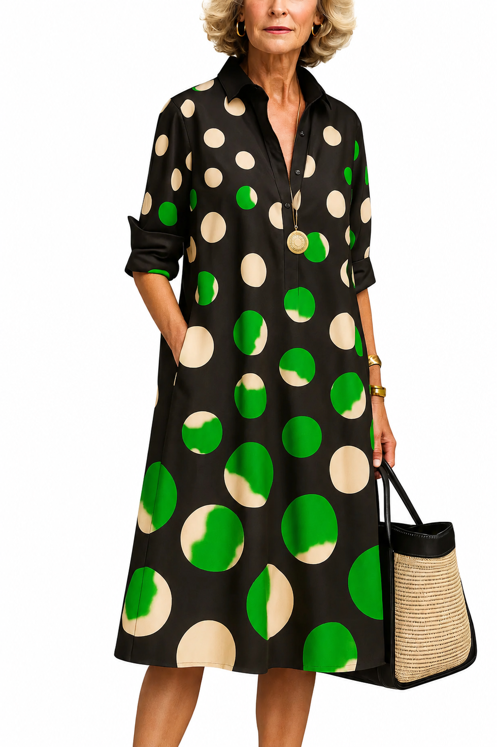 NAOMI | VESTIDO MIDI ELEGANTE Y REFINADO