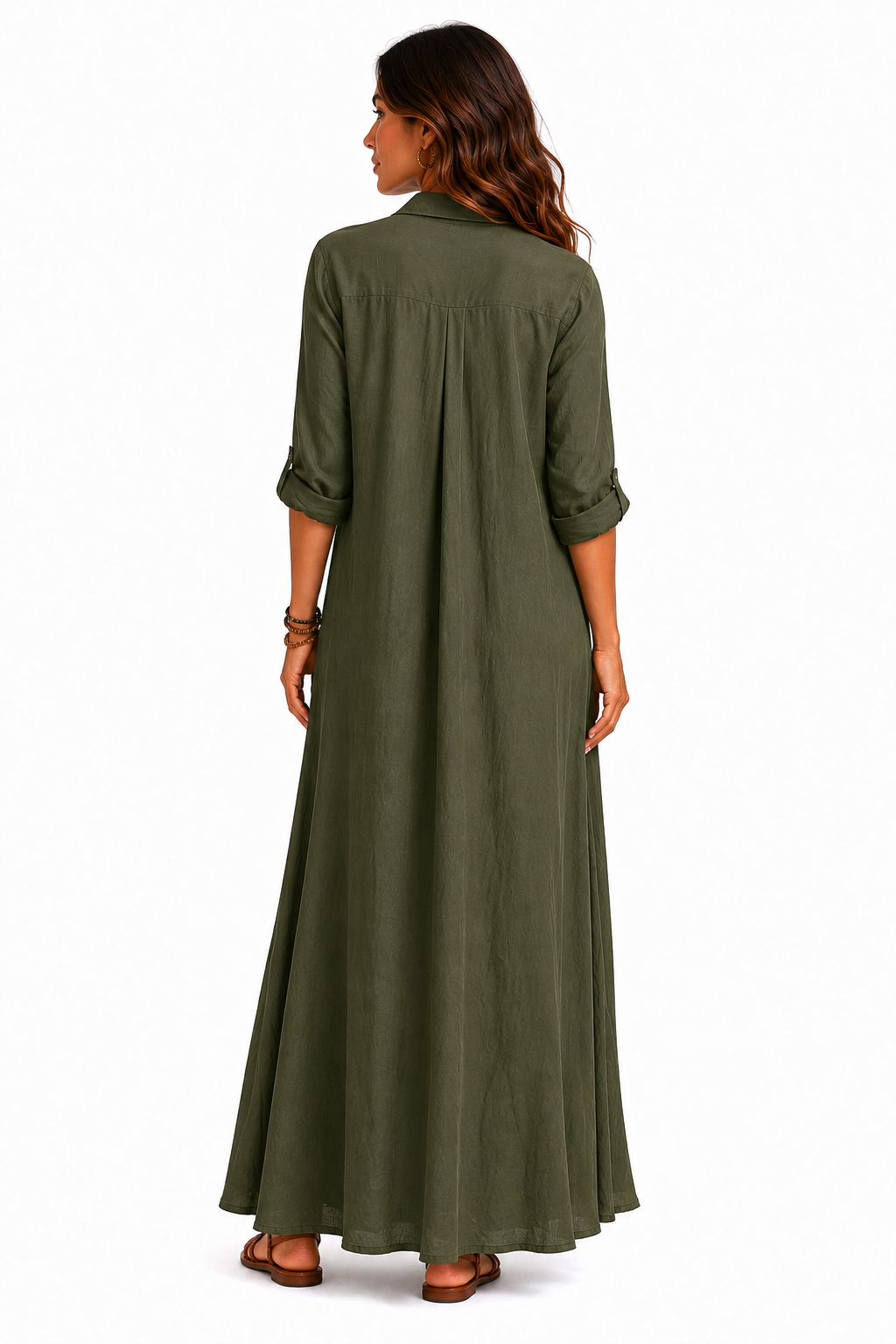 ELARA | VESTIDO LARGO CÓMODO, CON UNA SILUETA FAVORECEDORA