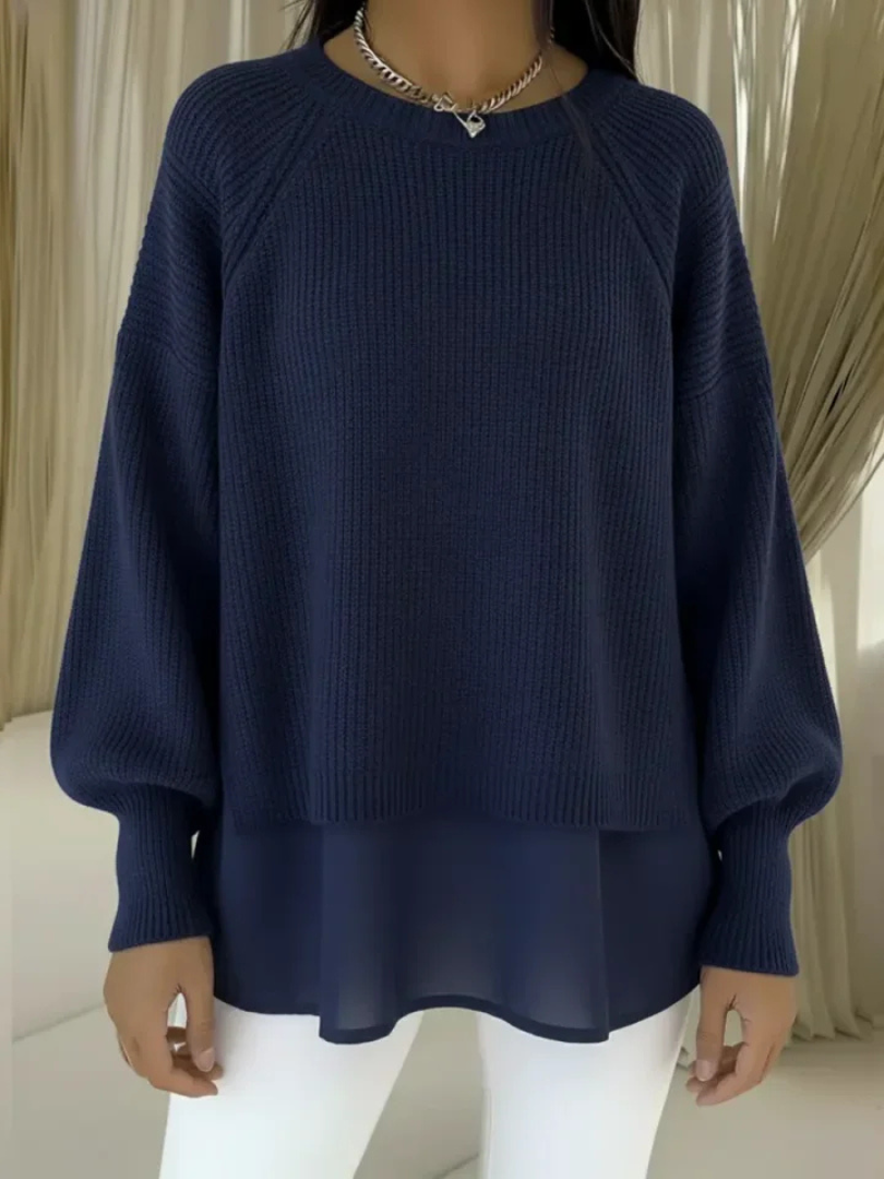 Kestlyn | Jersey de Efecto Capas - Azul Marino