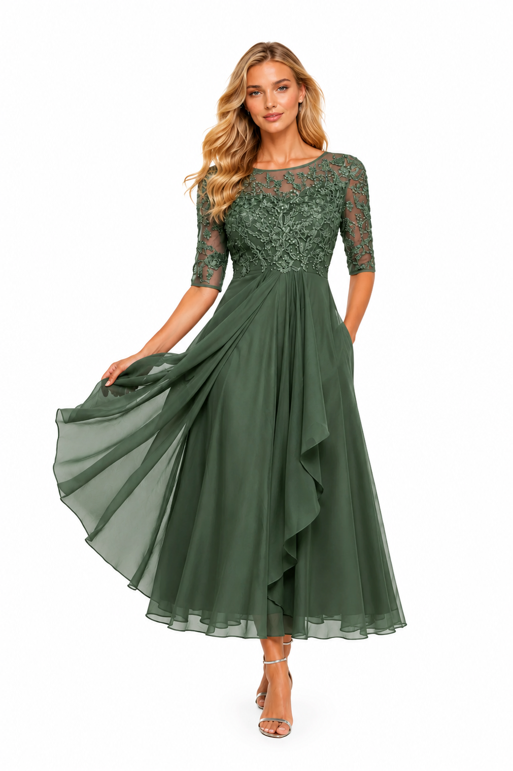 MARGARITA | VESTIDO ELEGANTE DE ENCAJE