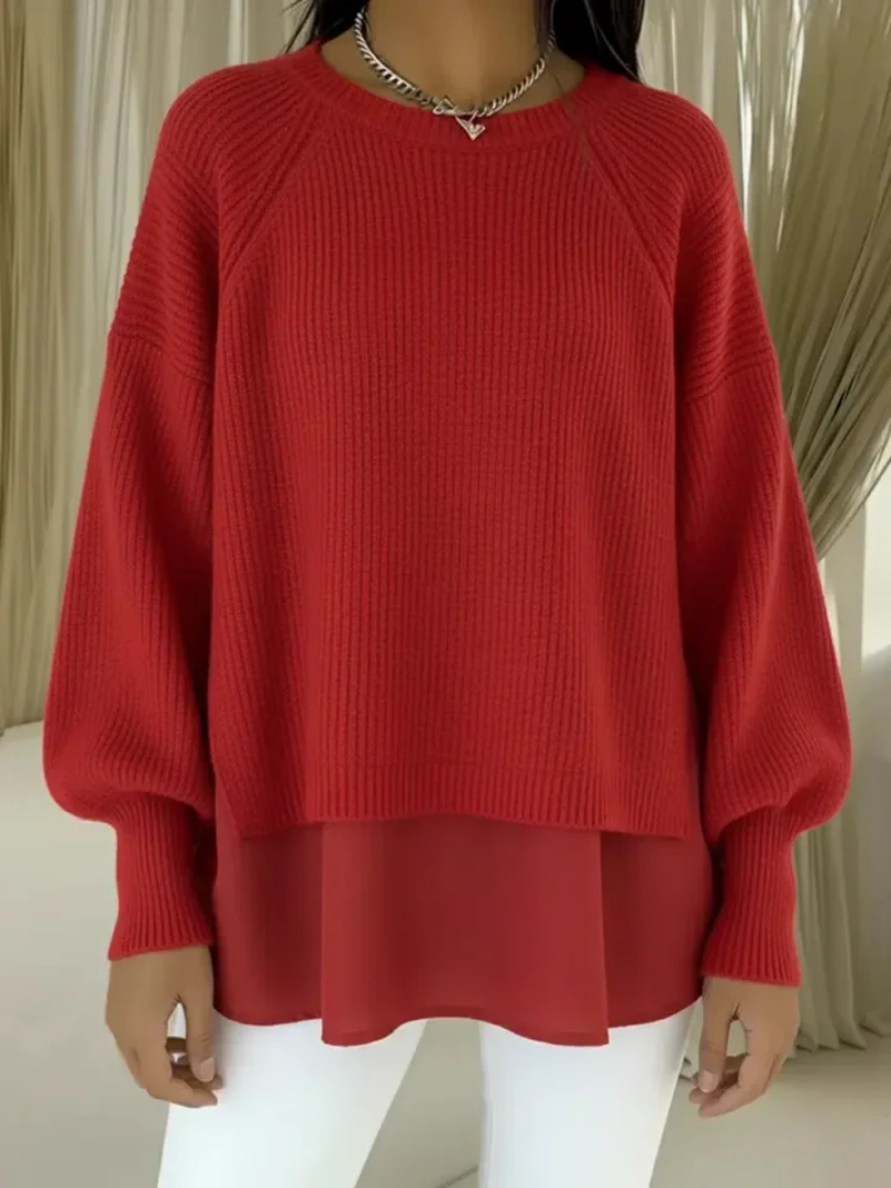 Kestlyn | Jersey de Efecto Capas - Rojo