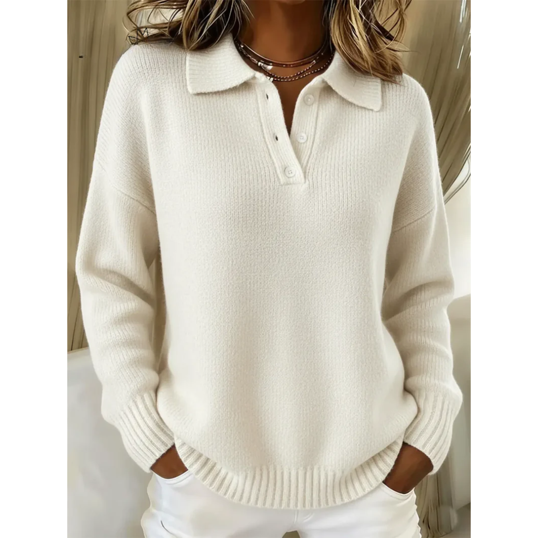 Maren | Jersey Acogedor - Blanco