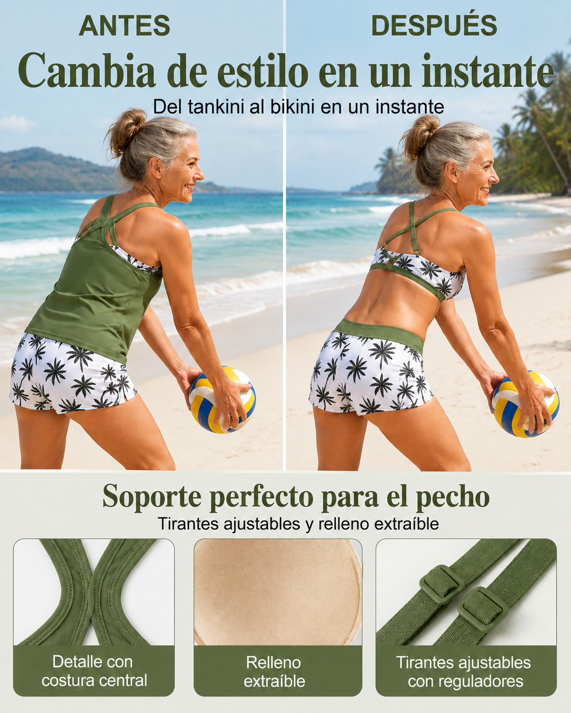 MAREN | TANKINI DE TRES PIEZAS