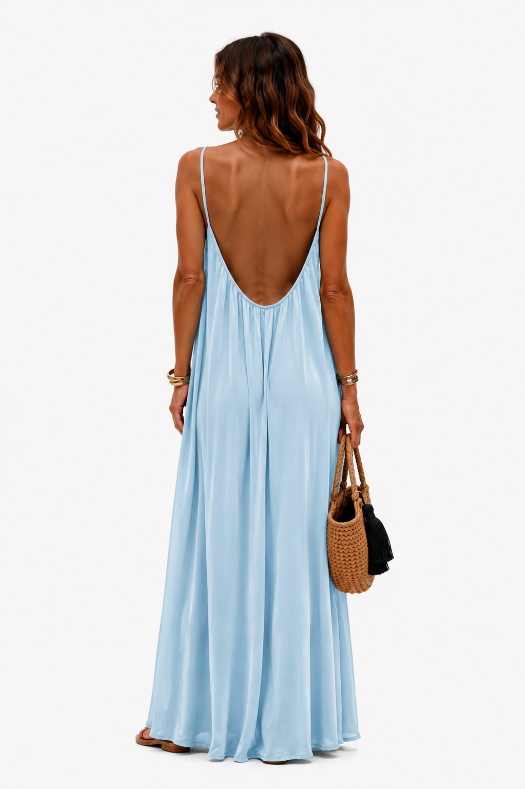ARIA I VESTIDO LARGO CON ESPALDA AJUSTABLE