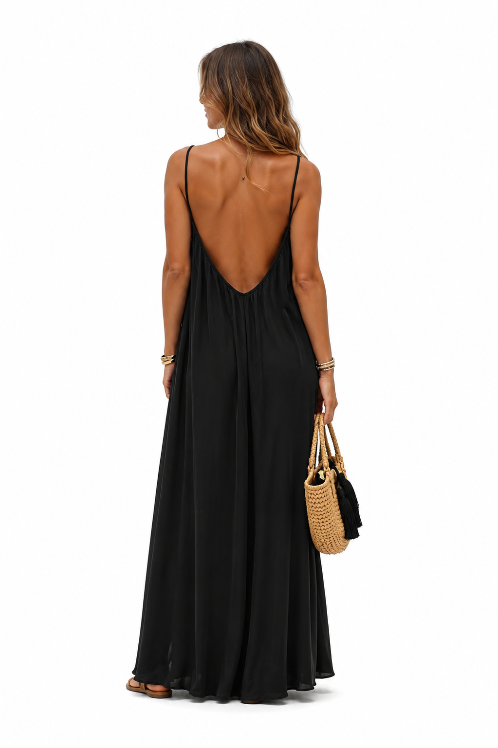 ARIA I VESTIDO LARGO CON ESPALDA AJUSTABLE