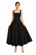 Vestido Violeta Cortés con Corte Entallado
