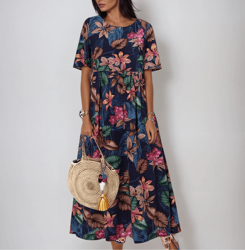 Lovi | Floración de Verano Elegante - Azul