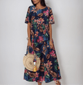 Lovi | Floración de Verano Elegante - Azul