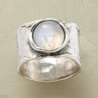 Reyes - Anillo Boho de Piedra Lunar