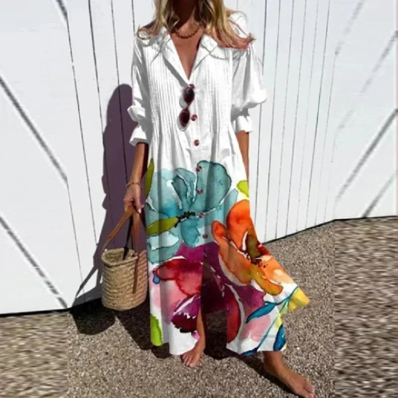 Rimmey | Vestido Boho Playero - Blanco