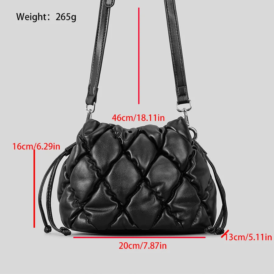 Bianca - Mini Bolso Cruzado Almohadilla