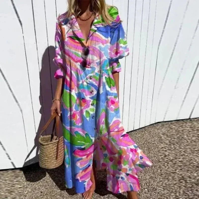 Rimmey | Vestido Boho Playero - Rosa