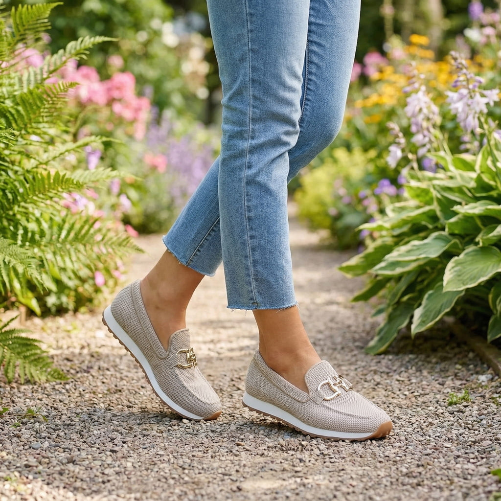 Lili - Zapatillas mocasín ortopédicas, detalle