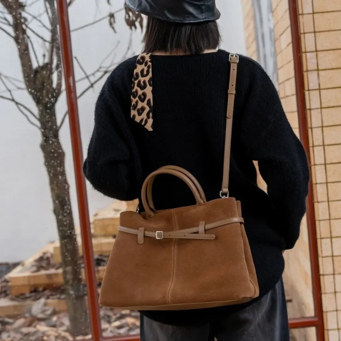 Sutton - Bolso Tote de Ante