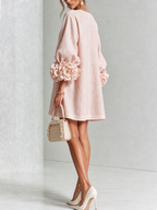 Rosalie | Vestido Mini con Botones - Pink