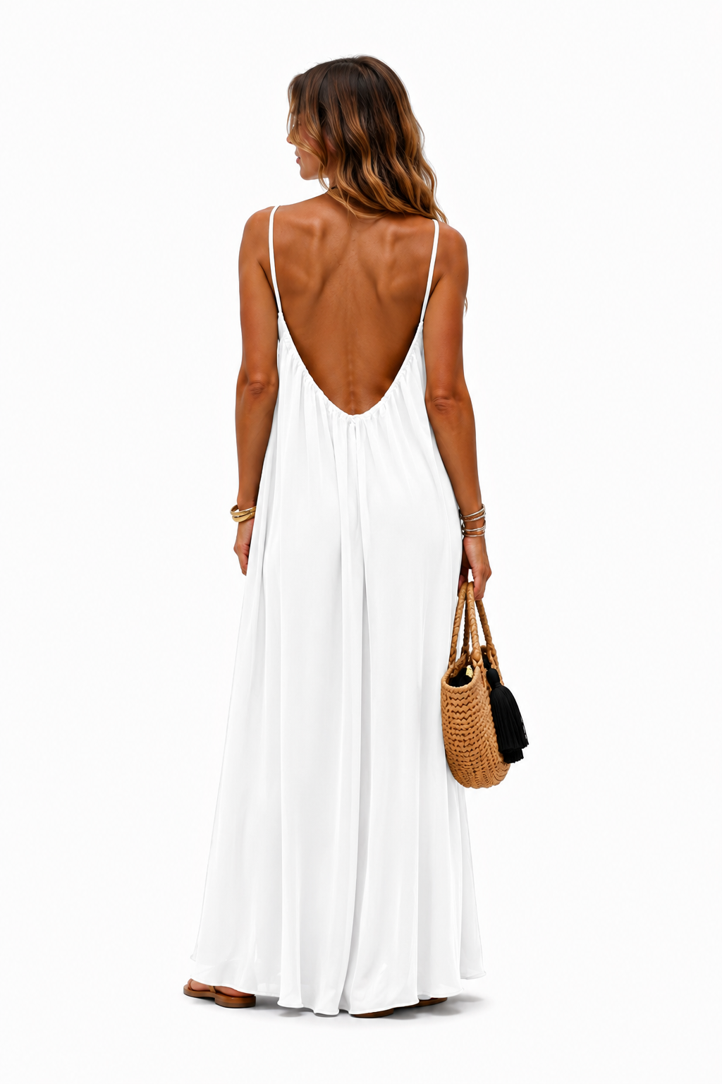 ARIA I VESTIDO LARGO CON ESPALDA AJUSTABLE