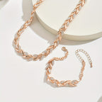 Berta - Set de Joyas de Espiga con Cristales