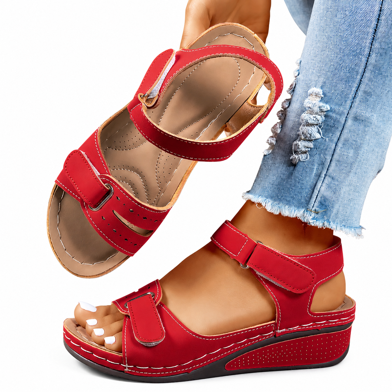 JULIETTE | SANDALIAS ORTOPÉDICAS CÓMODAS