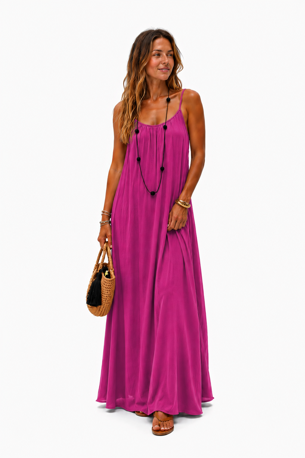 ARIA I VESTIDO LARGO CON ESPALDA AJUSTABLE