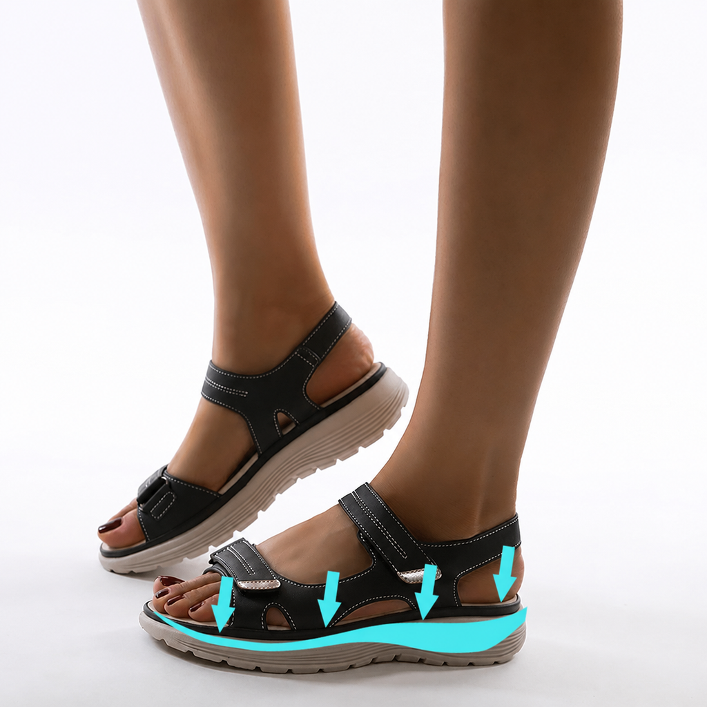 ÁNGELA | SANDALIAS ORTOPÉDICAS CÓMODAS