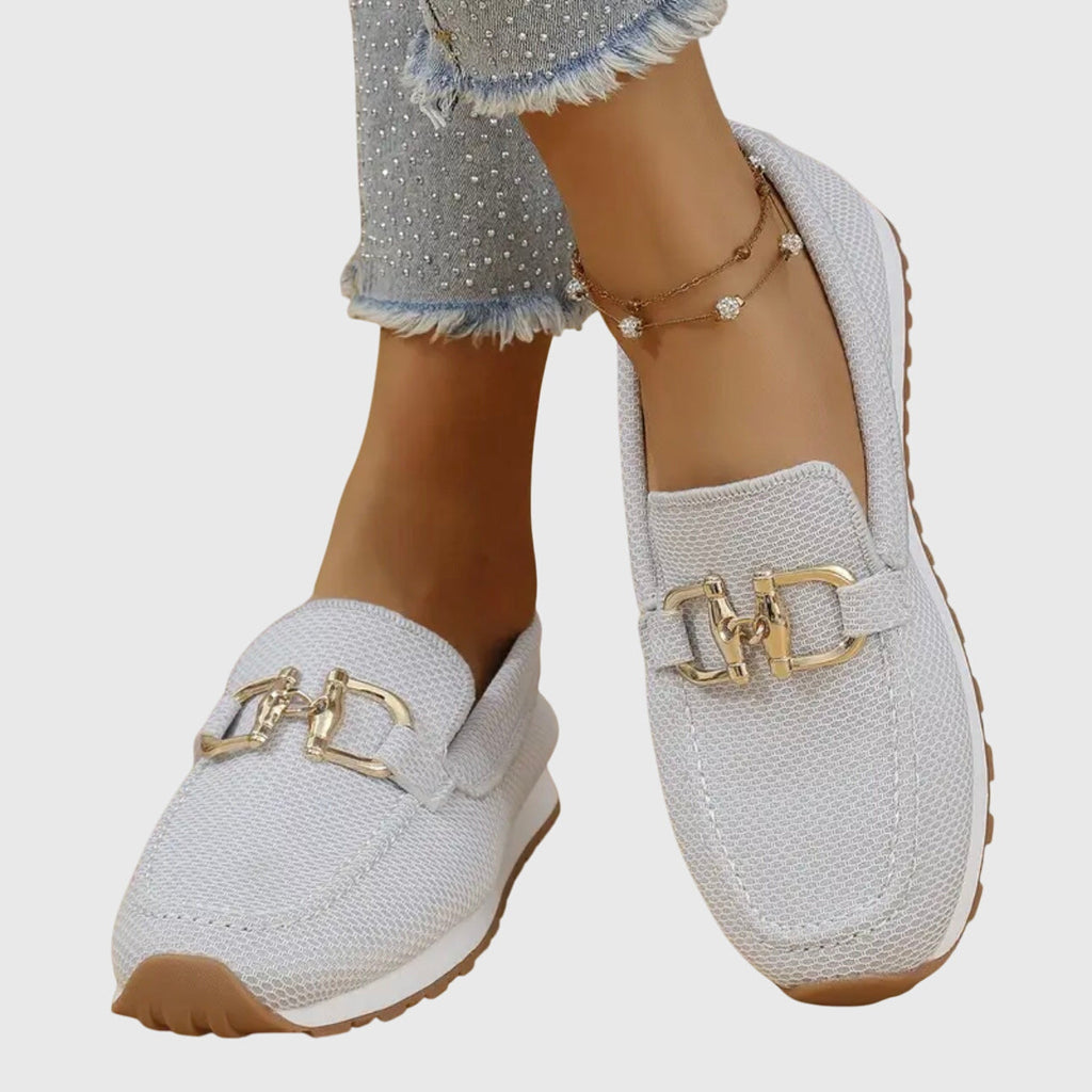 Lili - Zapatillas mocasín ortopédicas, vista superior