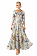 YSA | VESTIDO ELEGANTE CON ESTAMPADO FLORAL