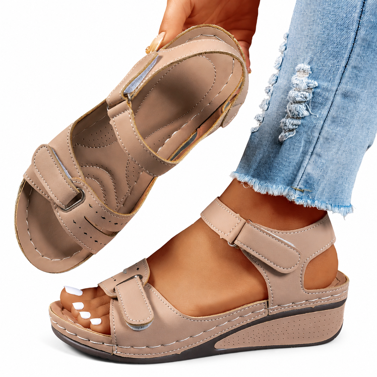 JULIETTE | SANDALIAS ORTOPÉDICAS CÓMODAS