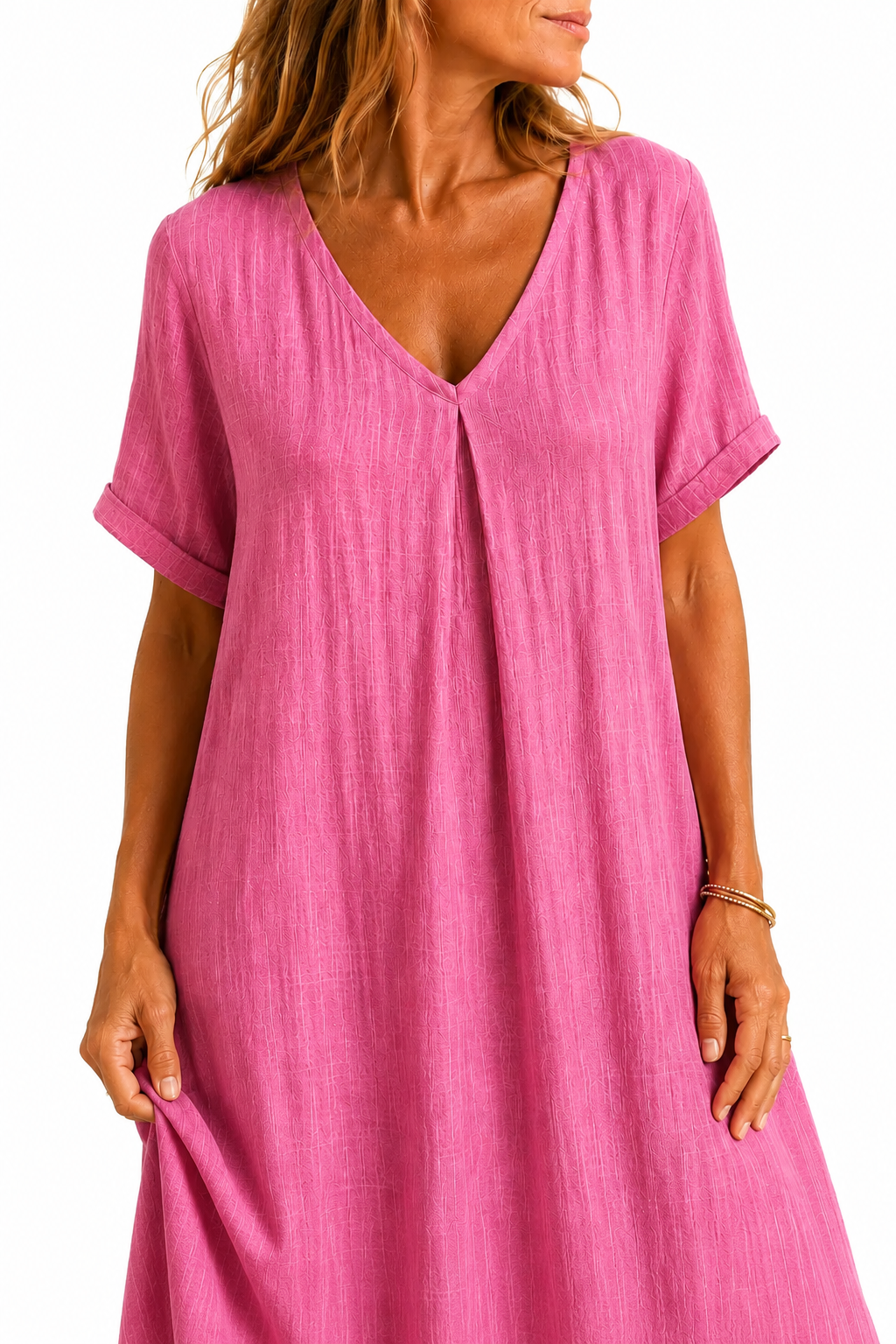 VIOLETA |  VESTIDO LARGO Y FLUIDO