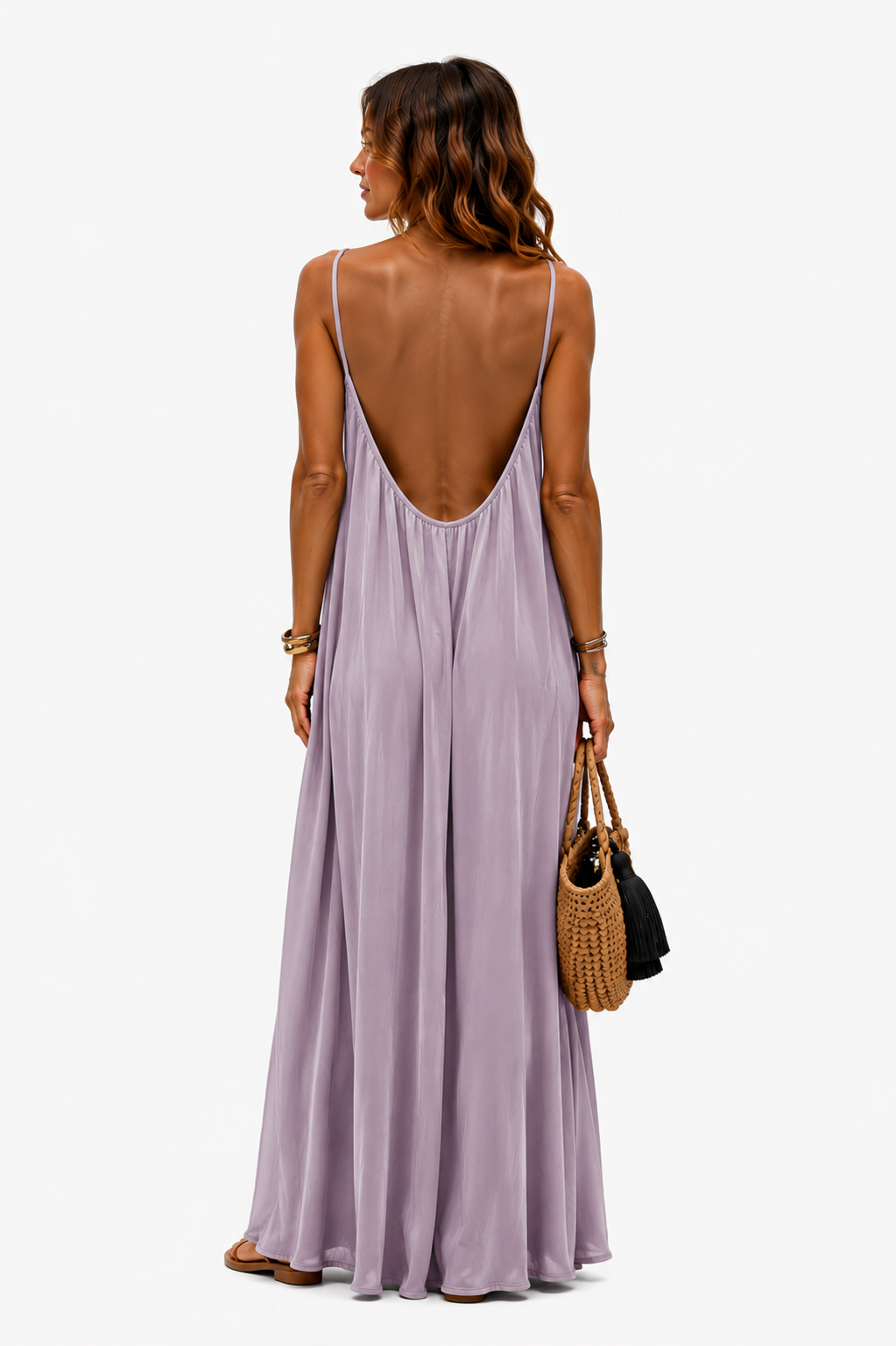 ARIA I VESTIDO LARGO CON ESPALDA AJUSTABLE