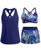 Tankini Violeta Cortés con Tres Piezas