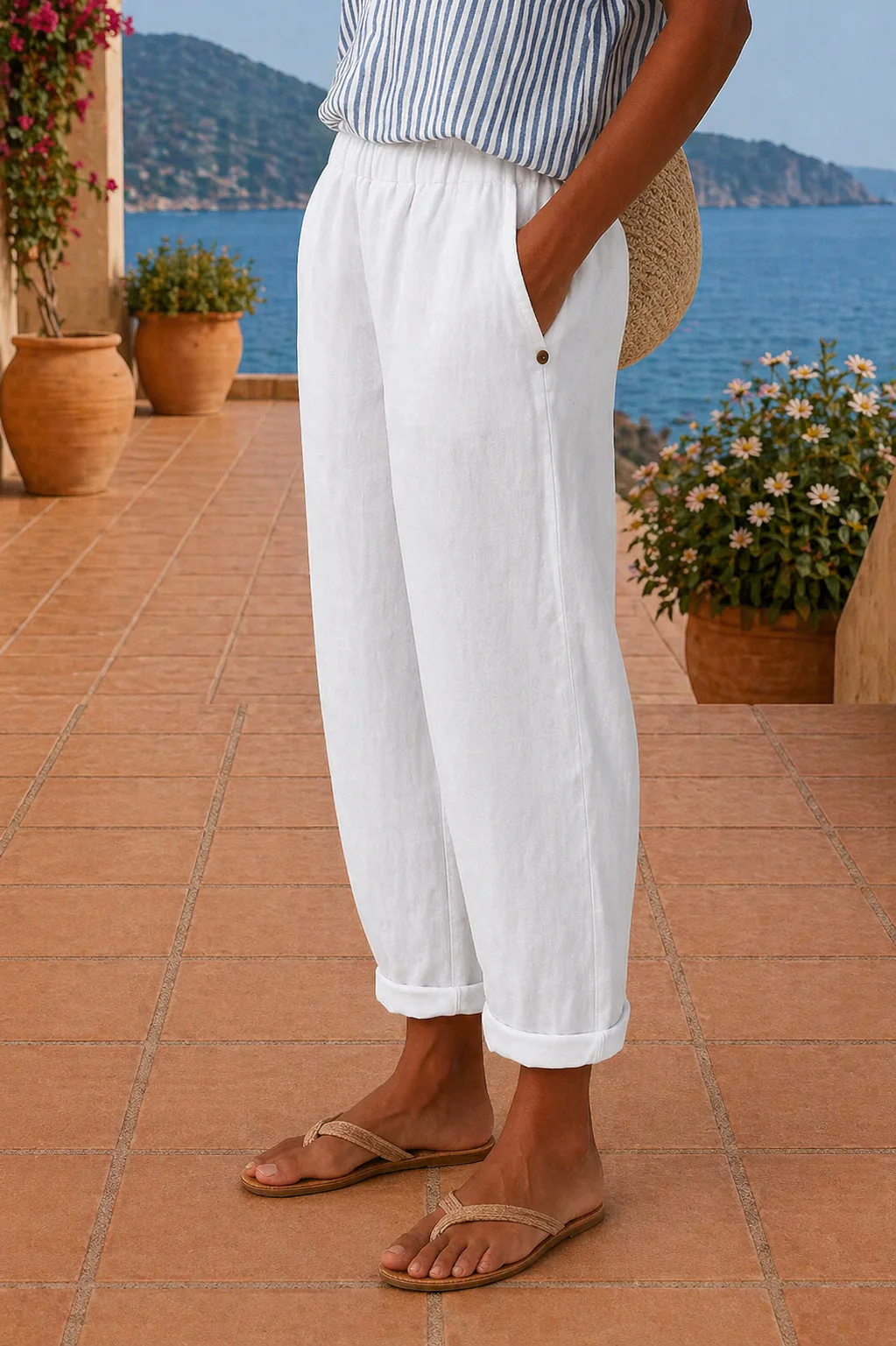 MAJA | PANTALONES LIGEROS DE LINO