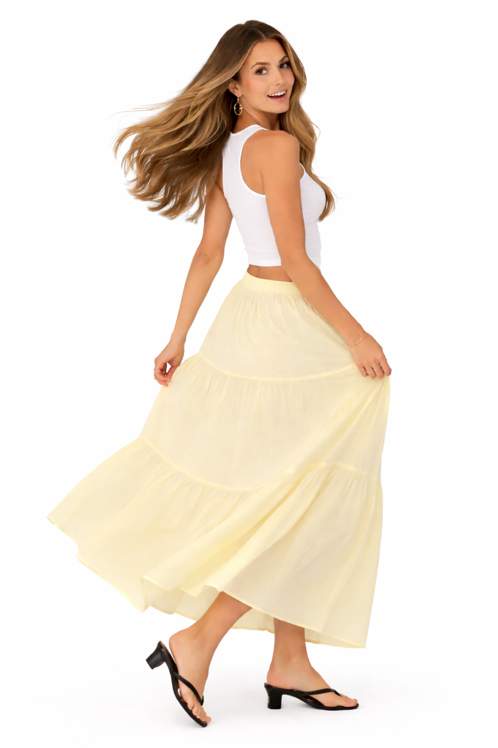 FALDA MAXI BUTTER LEMON