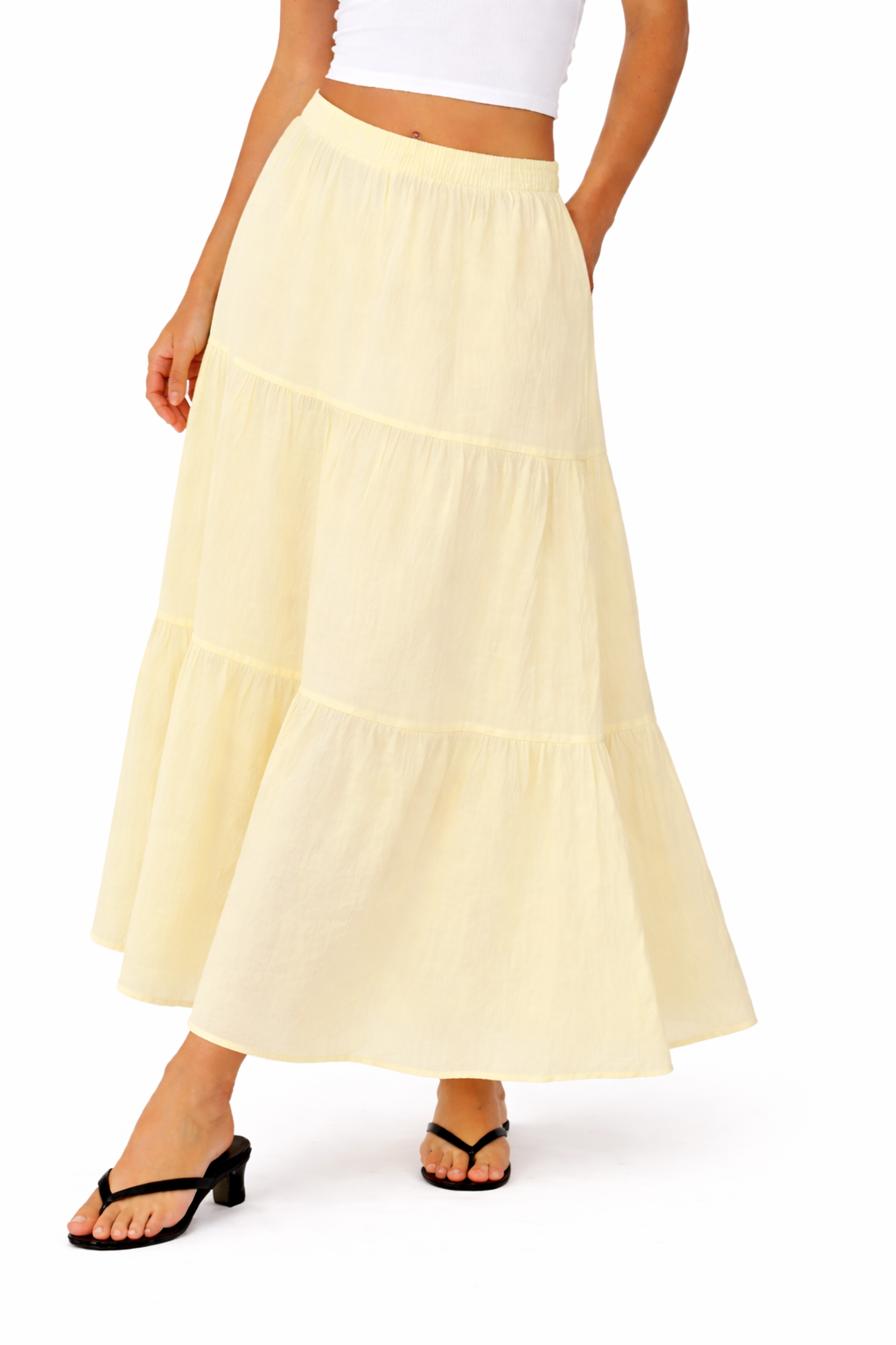 FALDA MAXI BUTTER LEMON