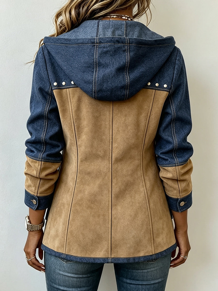 Salomé | Chaqueta con Capucha de Patchwork 100% Algodón