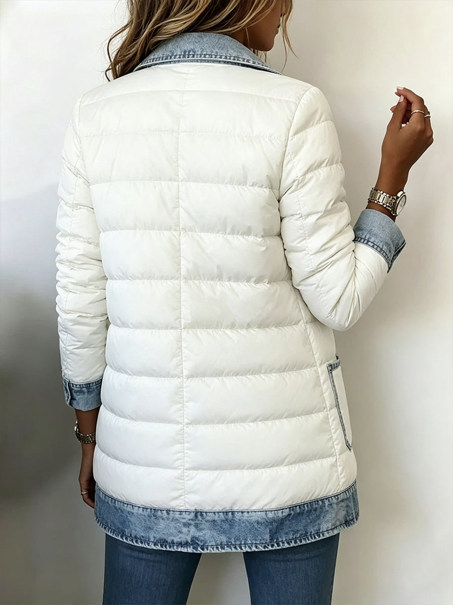 Emma | Chaqueta Acolchada Vaquera de Estilo Moderno