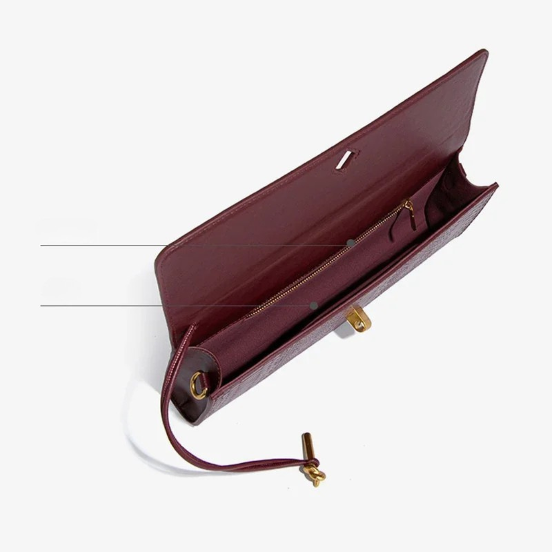 Sammi - Clutch Estampado de Serpiente