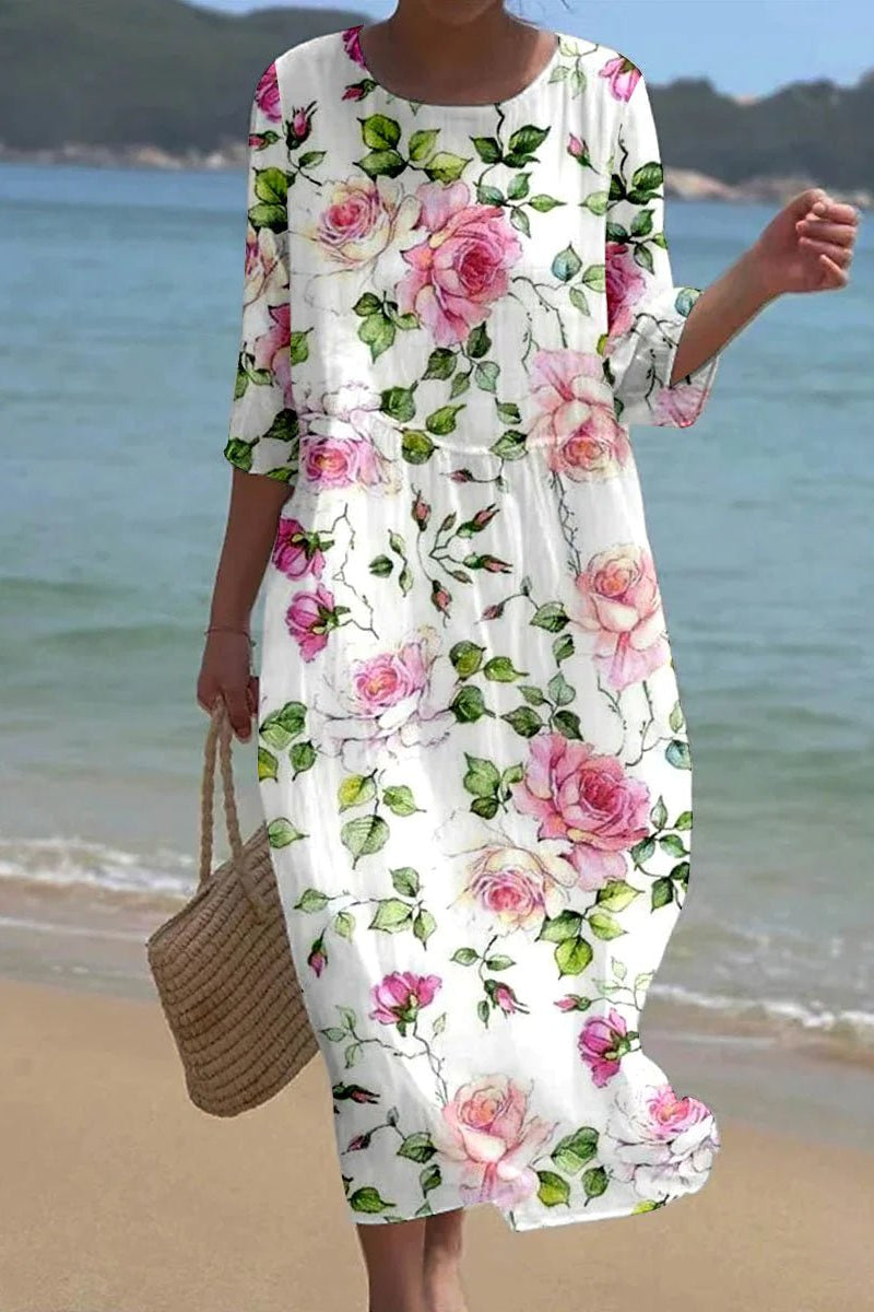 Kira | Vestido Chic Atemporal - Floral